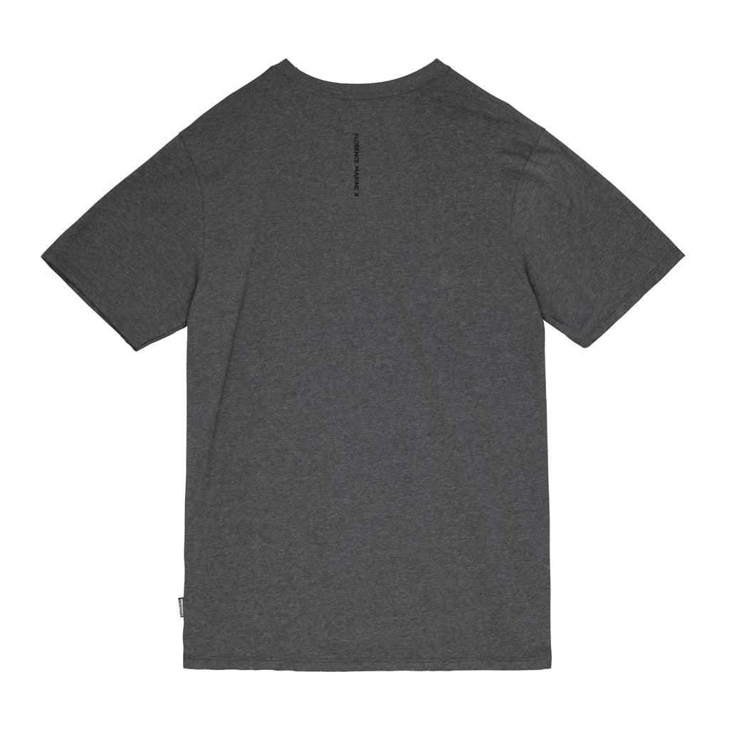 Florence Marine X Burgee Recover T-shirt - Dark Heather Grey back