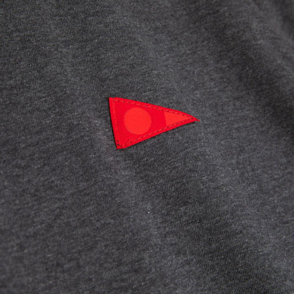 Florence Marine X Burgee Recover T-shirt - Dark Heather Grey logo