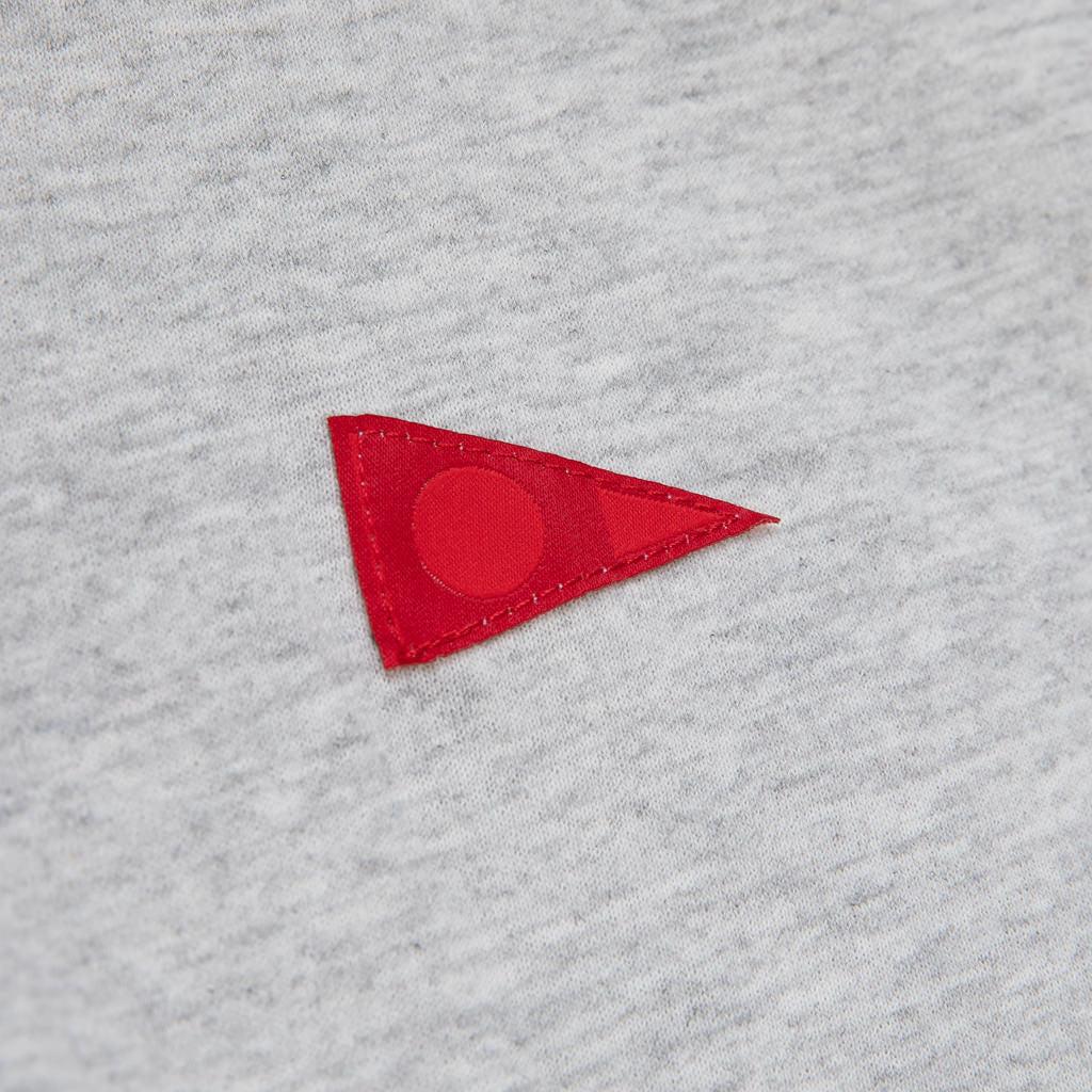 Florence Marine X Burgee Recover T-shirt - Light Heather Grey logo