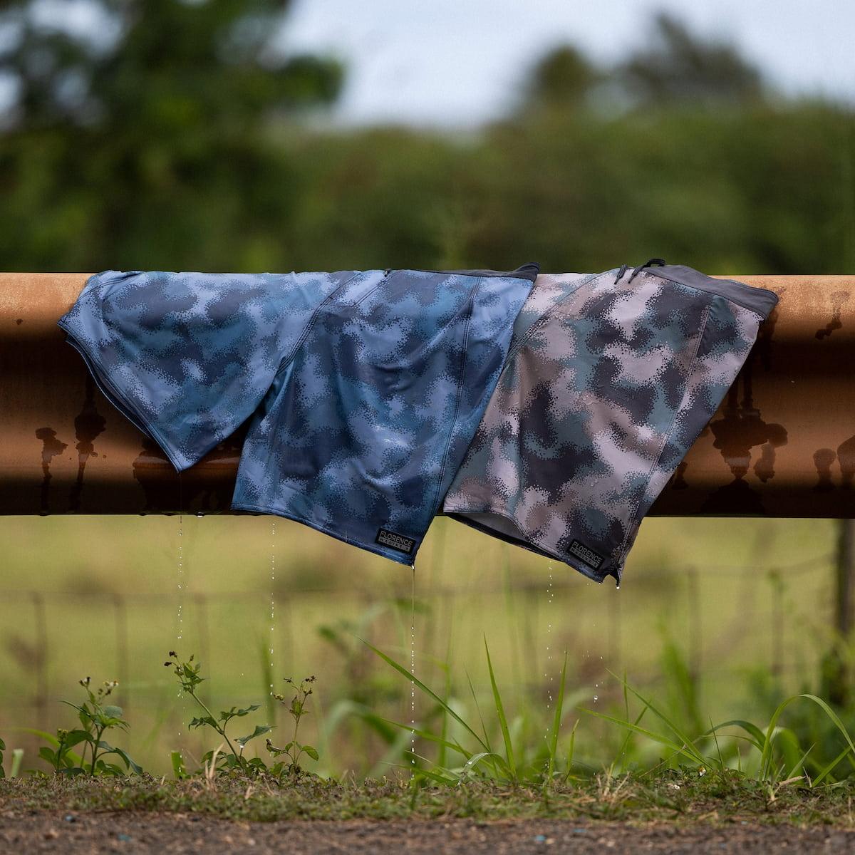 Florence Marine X Camo Boardshort hanged