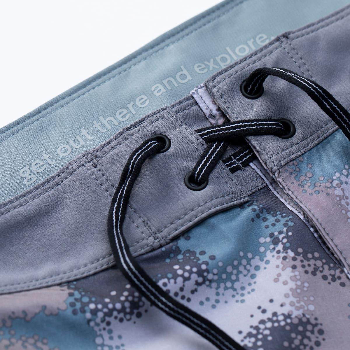 Florence Marine X Camo Boardshort - Land Camo closure