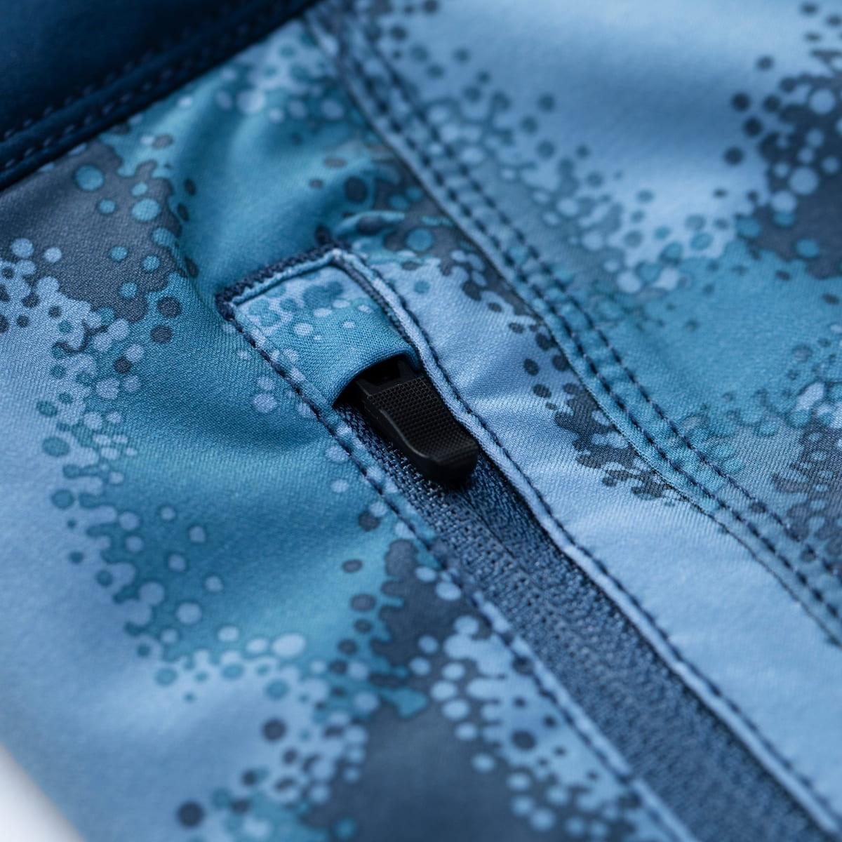 Florence Marine X Camo Boardshort - Water Camo side zip pocket