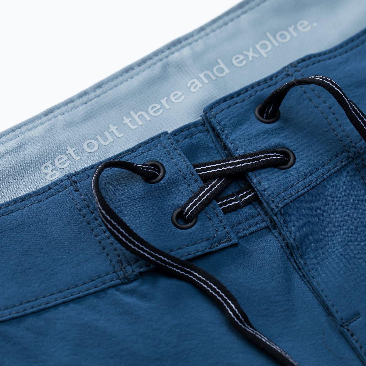 Florence Marine X Cordura Boardshort - Dark Blue closure
