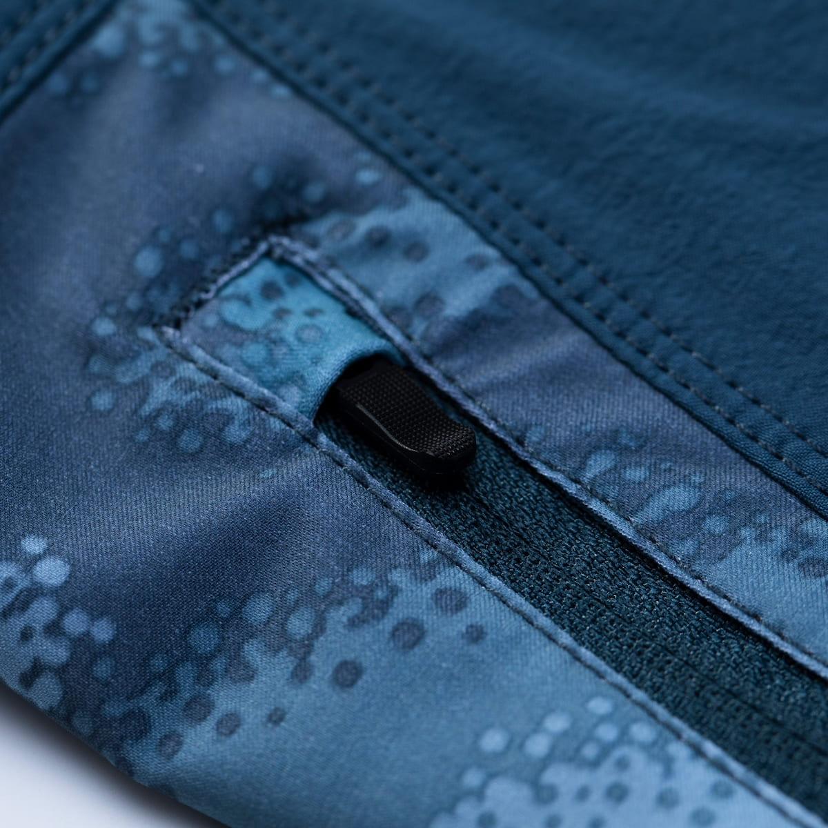 Florence Marine X Cordura Boardshort - Dark Blue side zip pocket