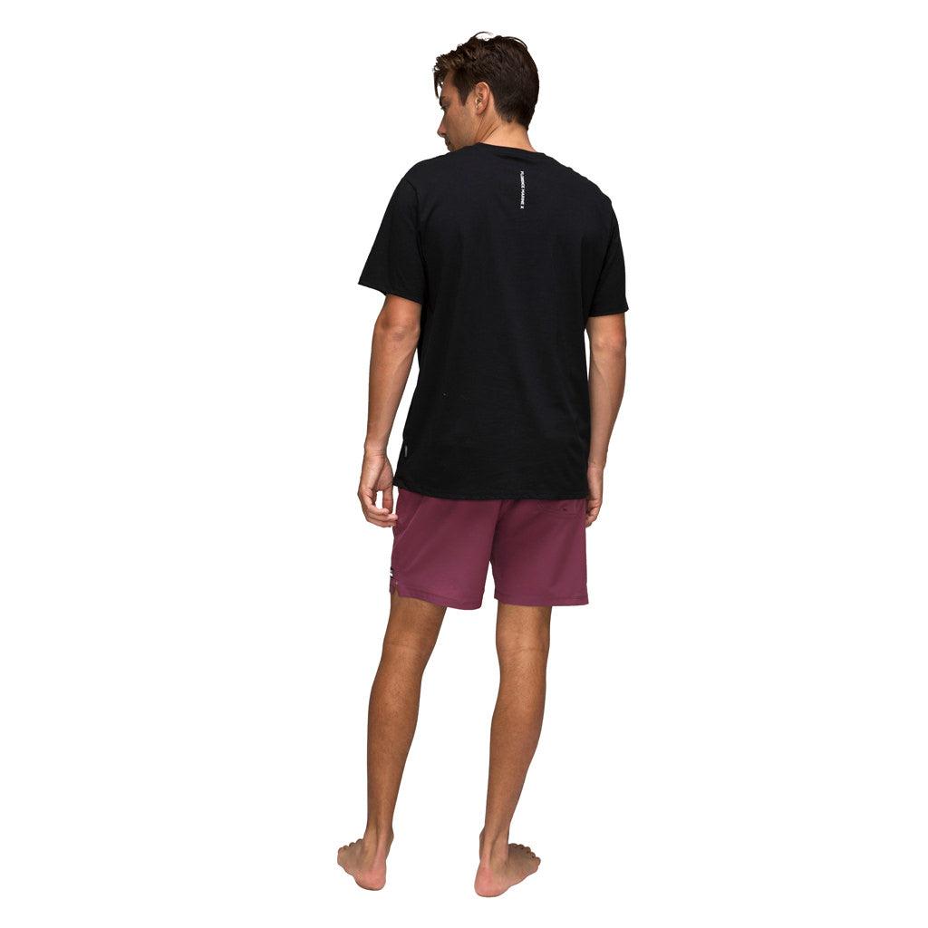 Florence Marine X Isobar Organic T-Shirt - Black on model back