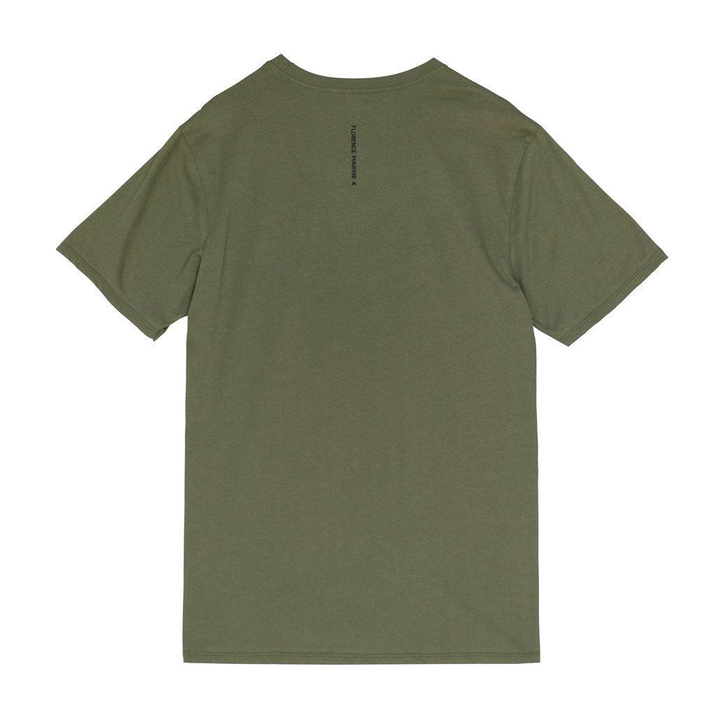 Florence Marine X Isobar Organic T-Shirt - Burnt Olive back