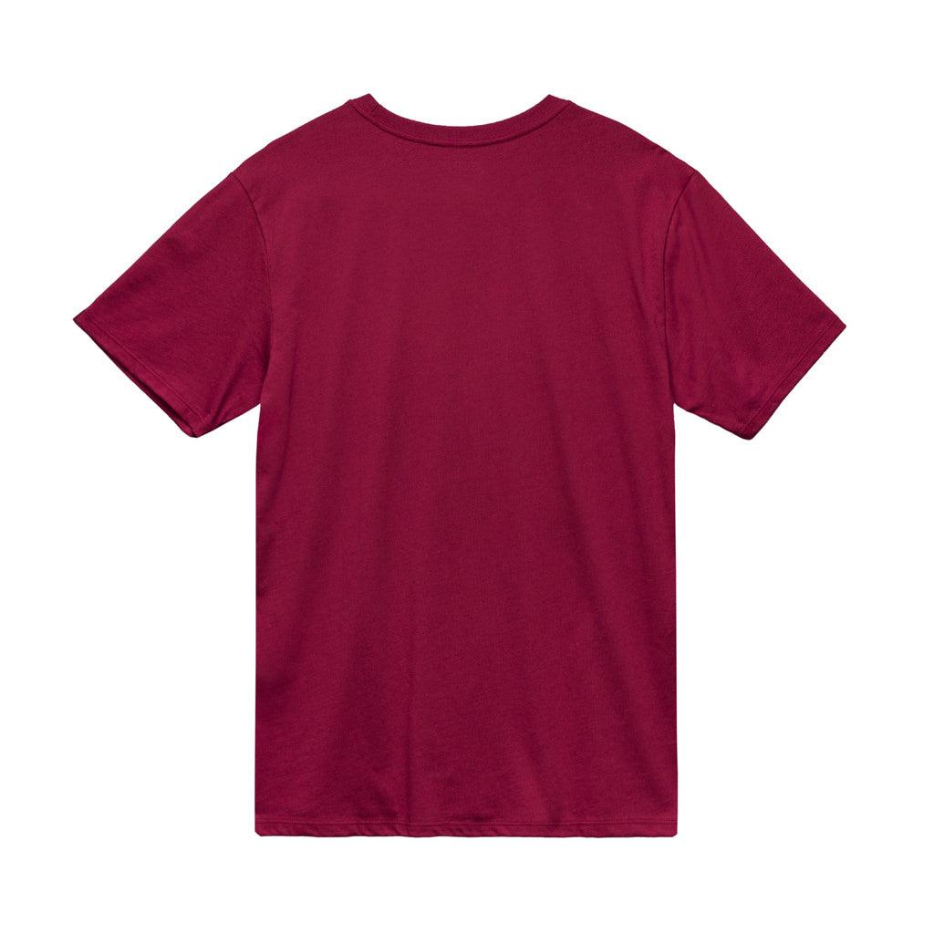 Florence Marine X Logo Organic T-Shirt - Maroon back
