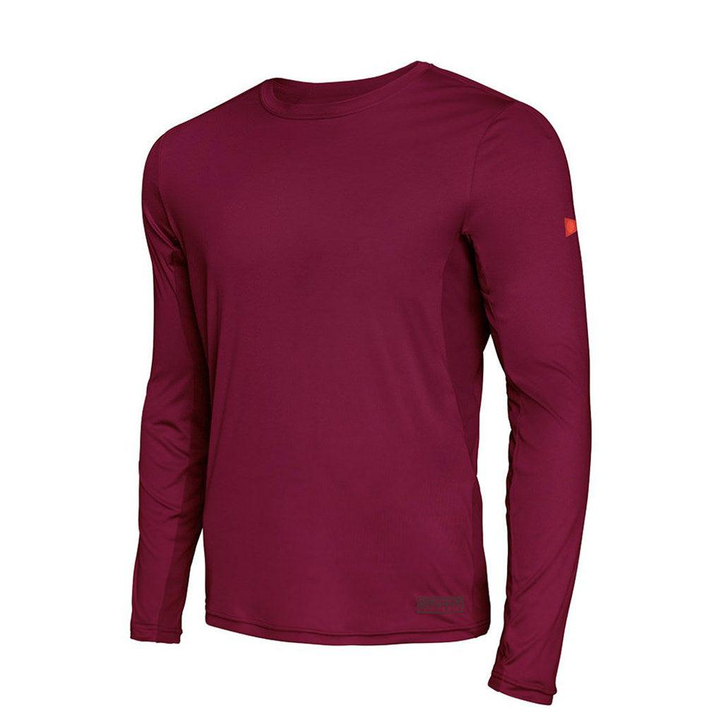 Florence Marine X Long Sleeve UPF Shirt - Maroon front