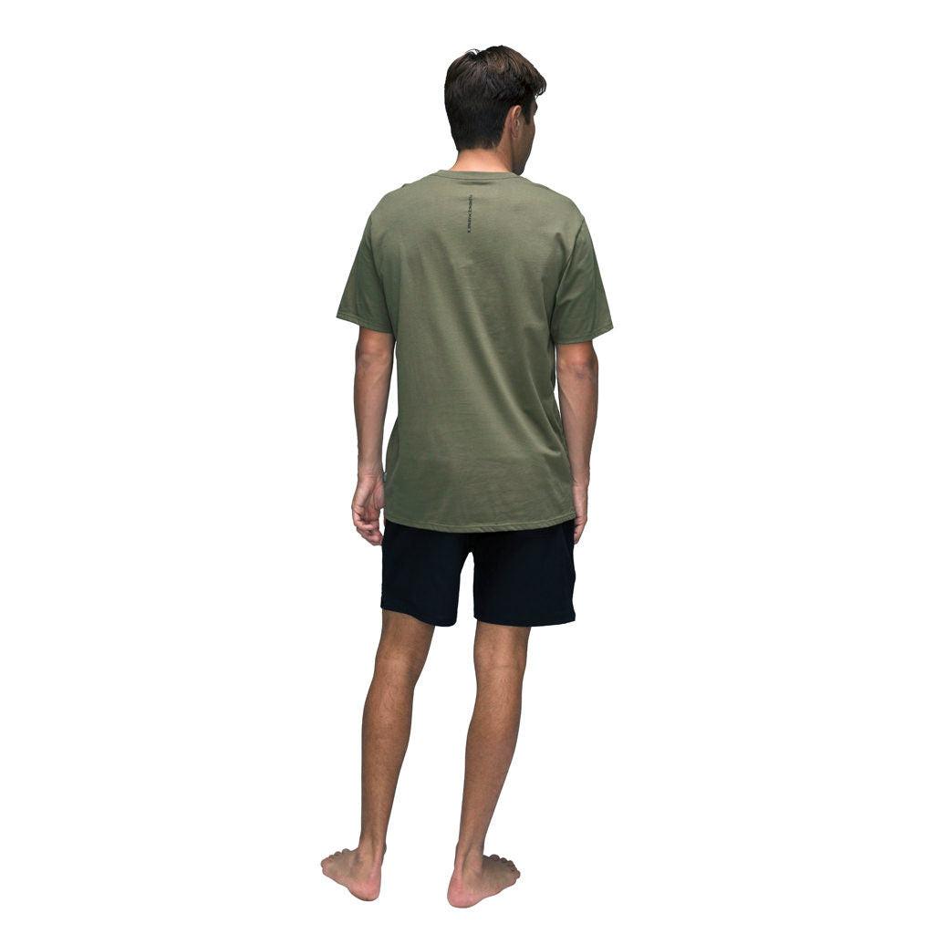 Florence Marine X Marine Exploration T-Shirt - Burnt Olive on model back