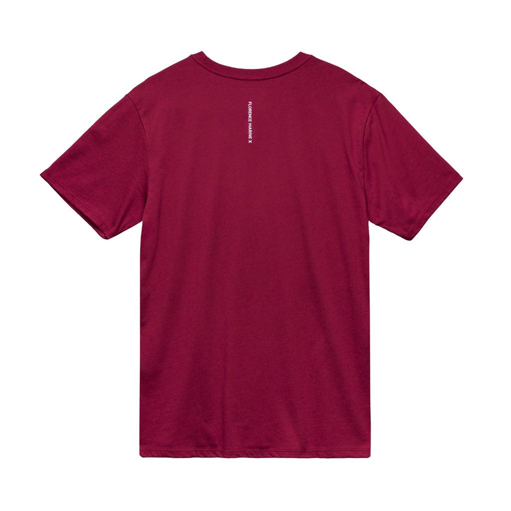 Florence Marine X Marine Exploration T-Shirt - Maroon back
