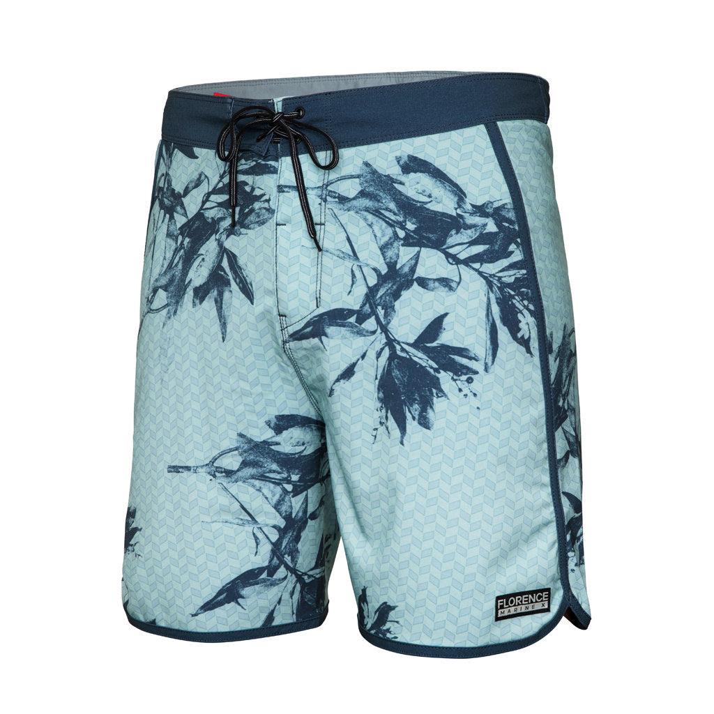 Florence Marine X Naupaka Boardshort - Steel Blue front