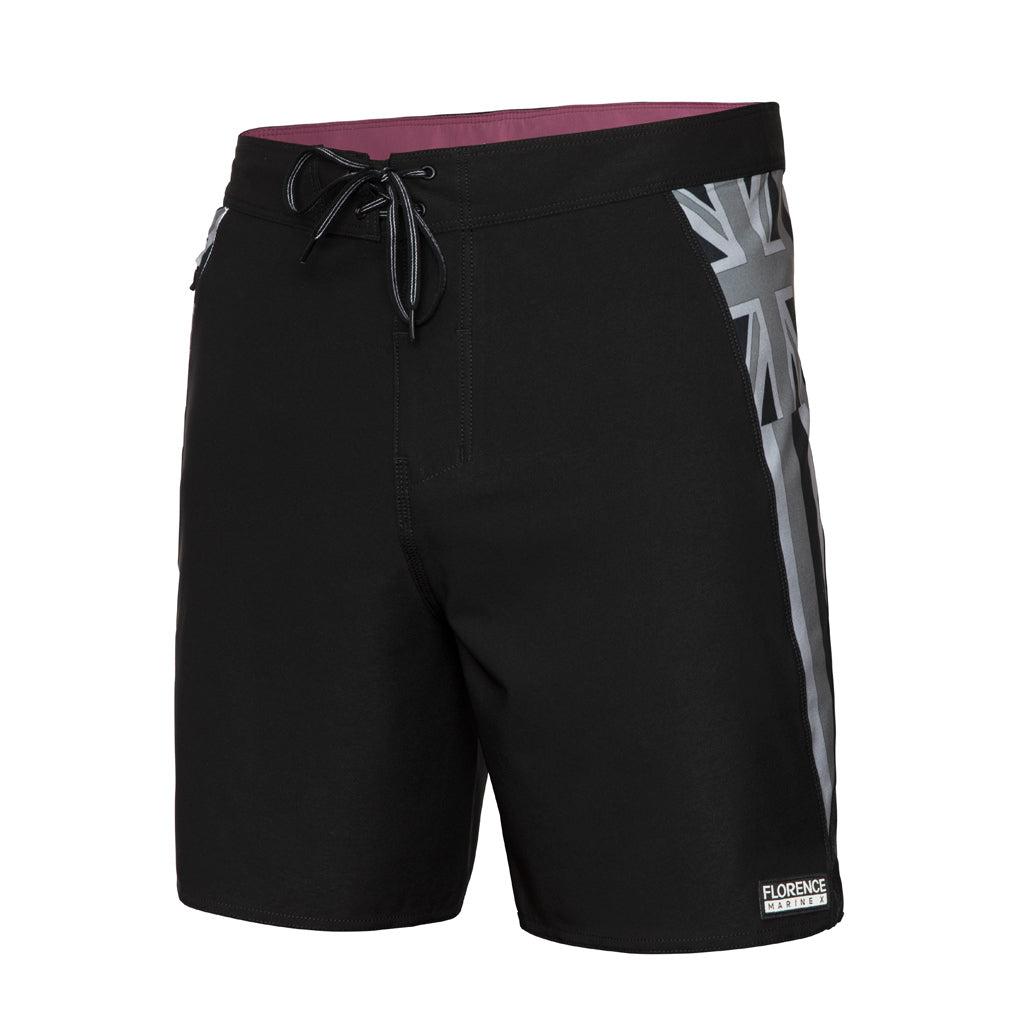 Florence Marine X Pro Hawaii Boardshort - Black front