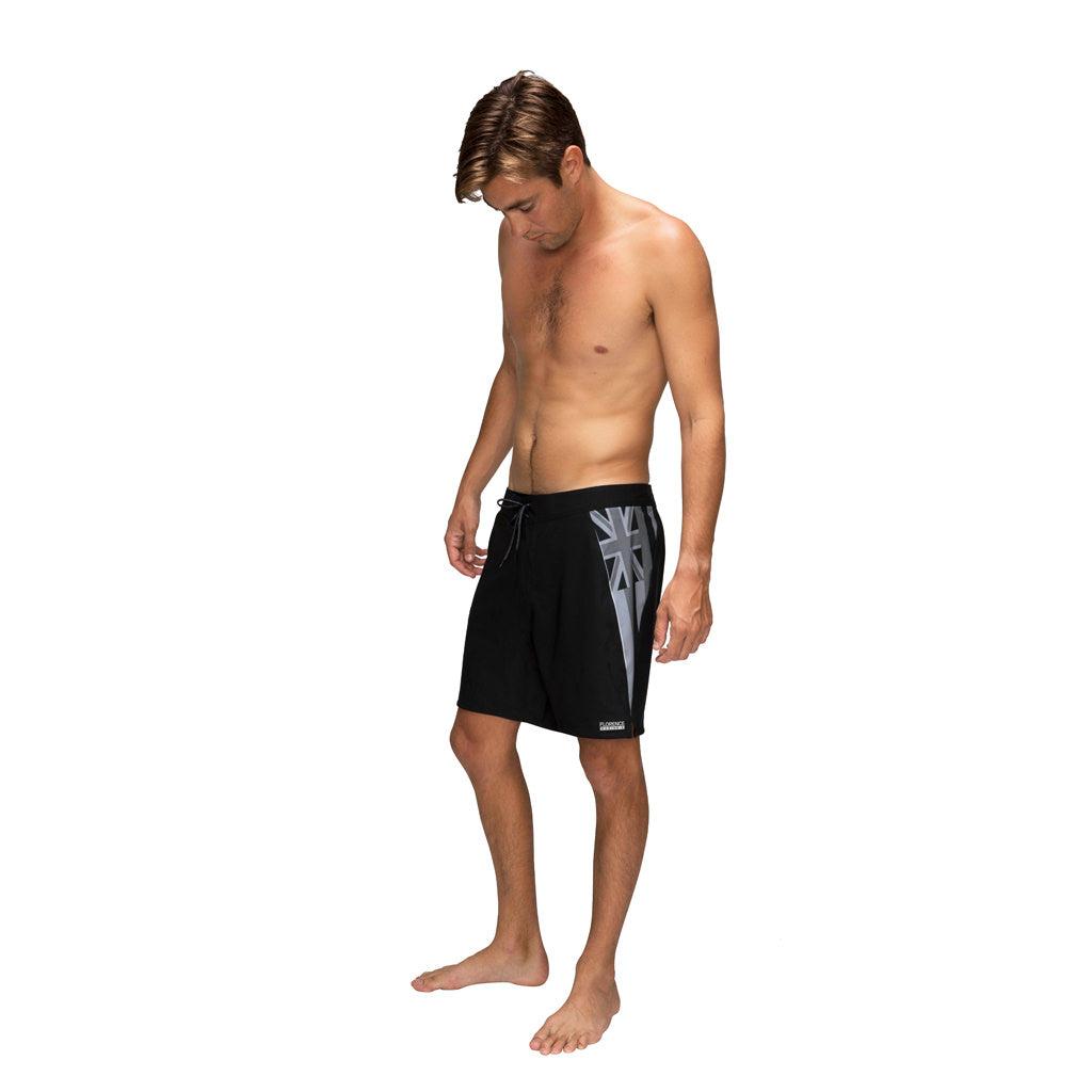 Florence Marine X Pro Hawaii Boardshort - Black on model front
