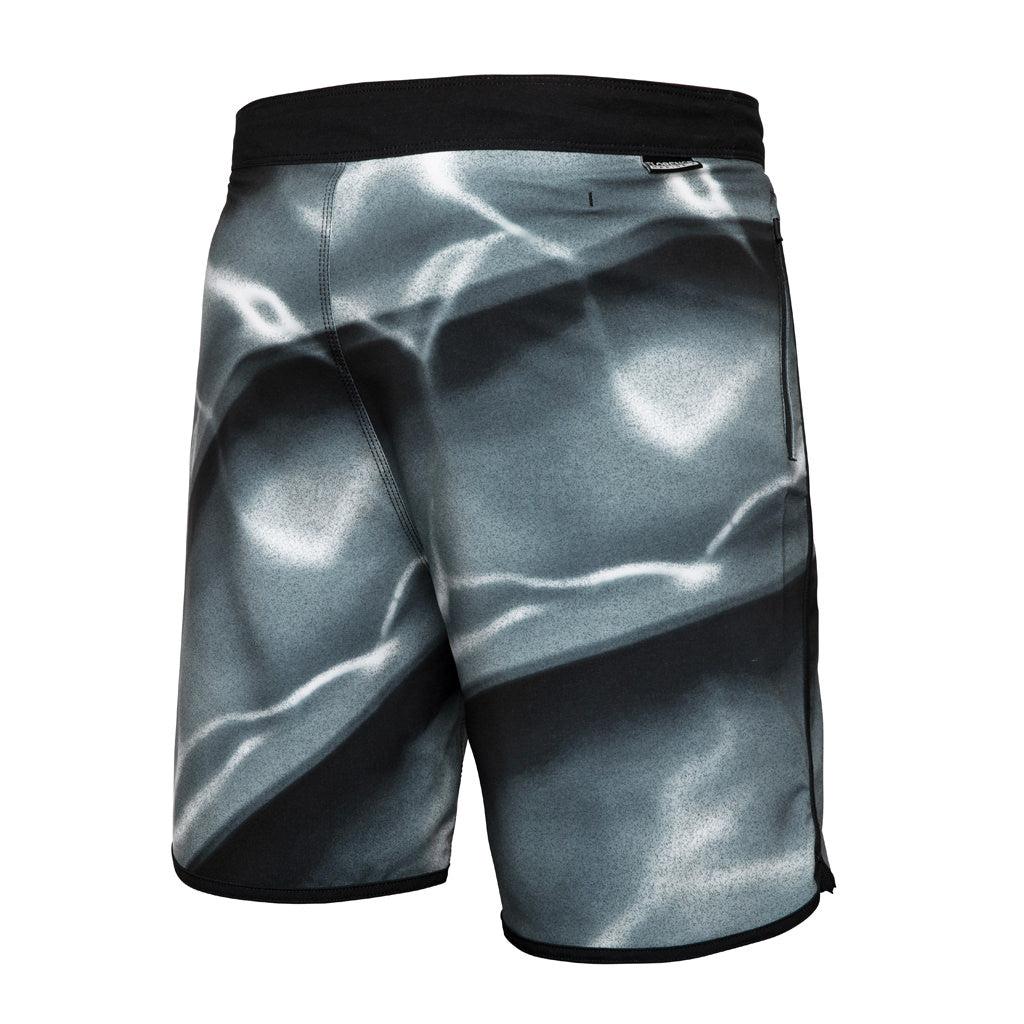 Florence Marine X Shoreline Boardshort - Light Grey back