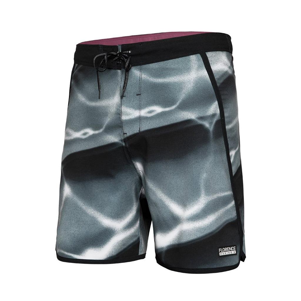 Florence Marine X Shoreline Boardshort - Light Grey front
