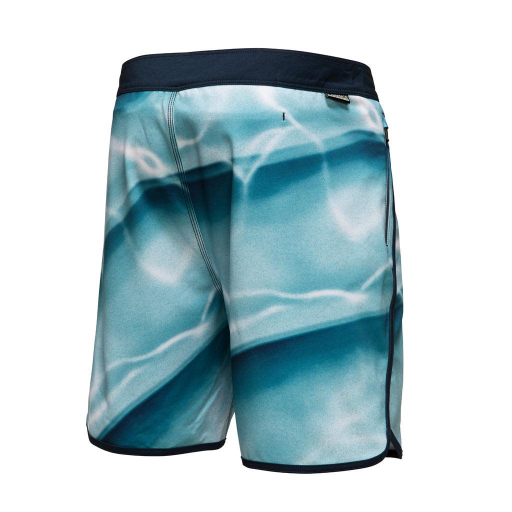 Florence Marine X Shoreline Boardshort - Sky Blue back