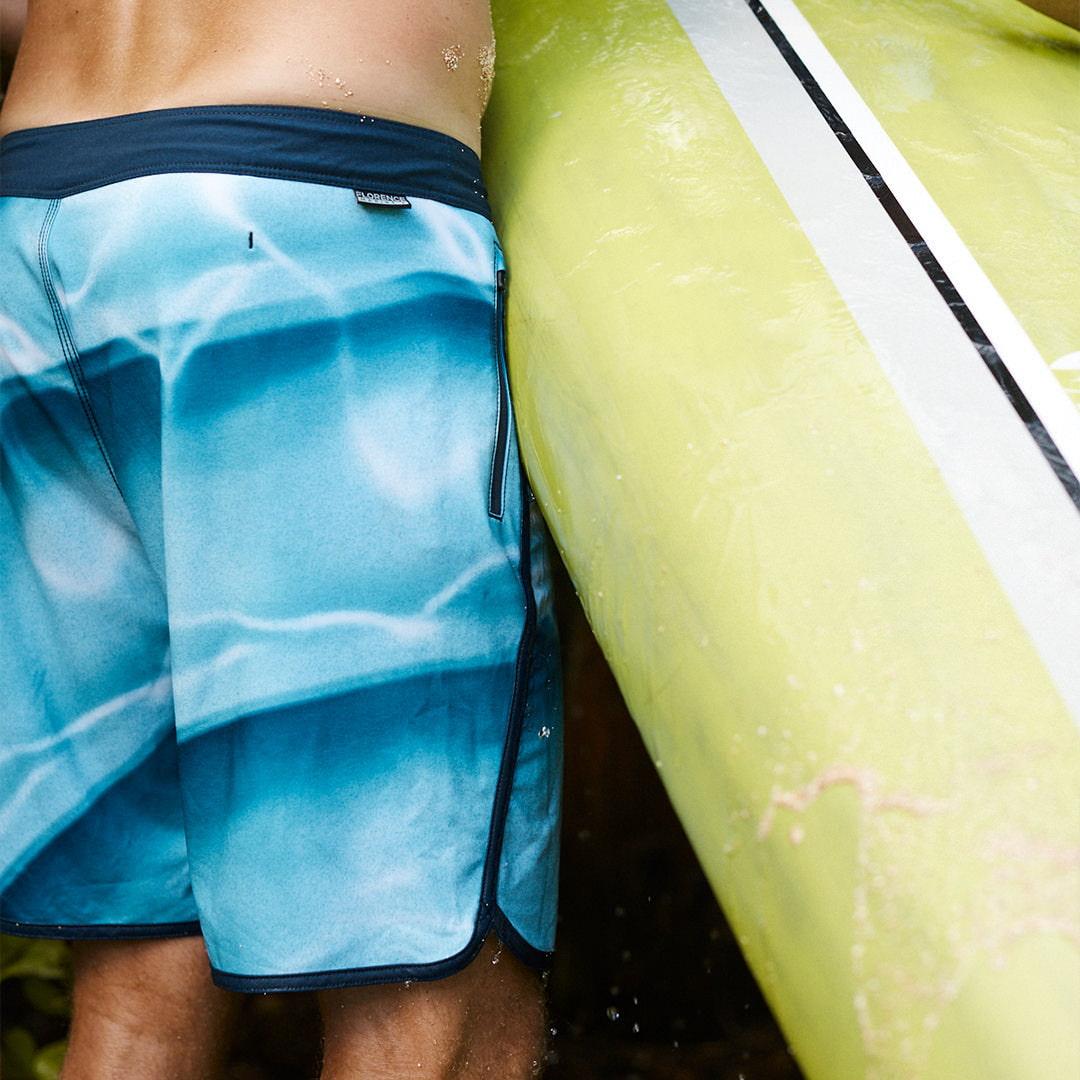Florence Marine X Shoreline Boardshort - Sky Blue