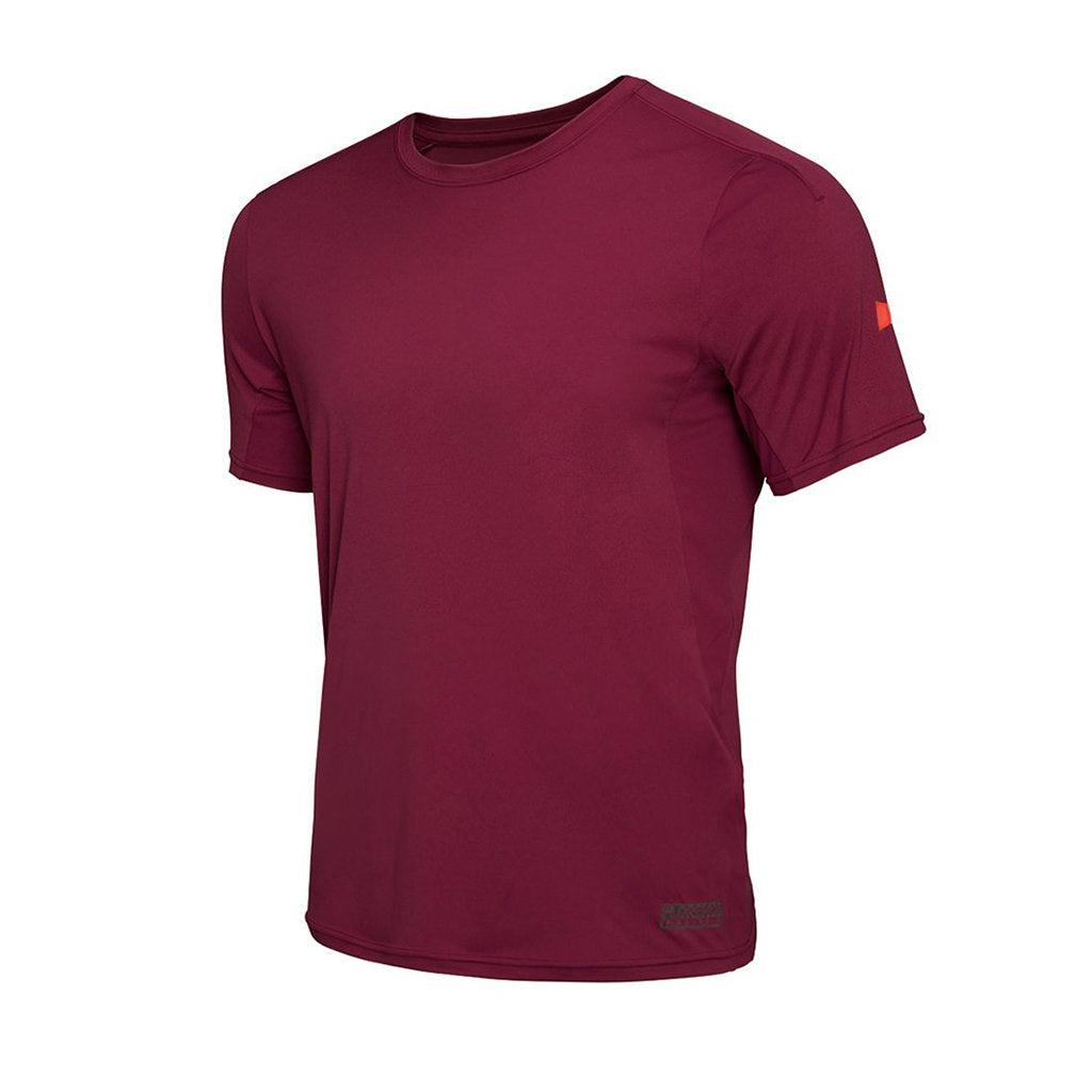 Florence Marine X Short Sleeve UPF Shirt - Maroon front