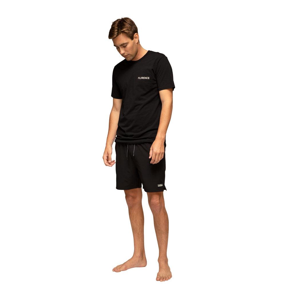 Florence Marine X Horizon T-Shirt - Black on model front