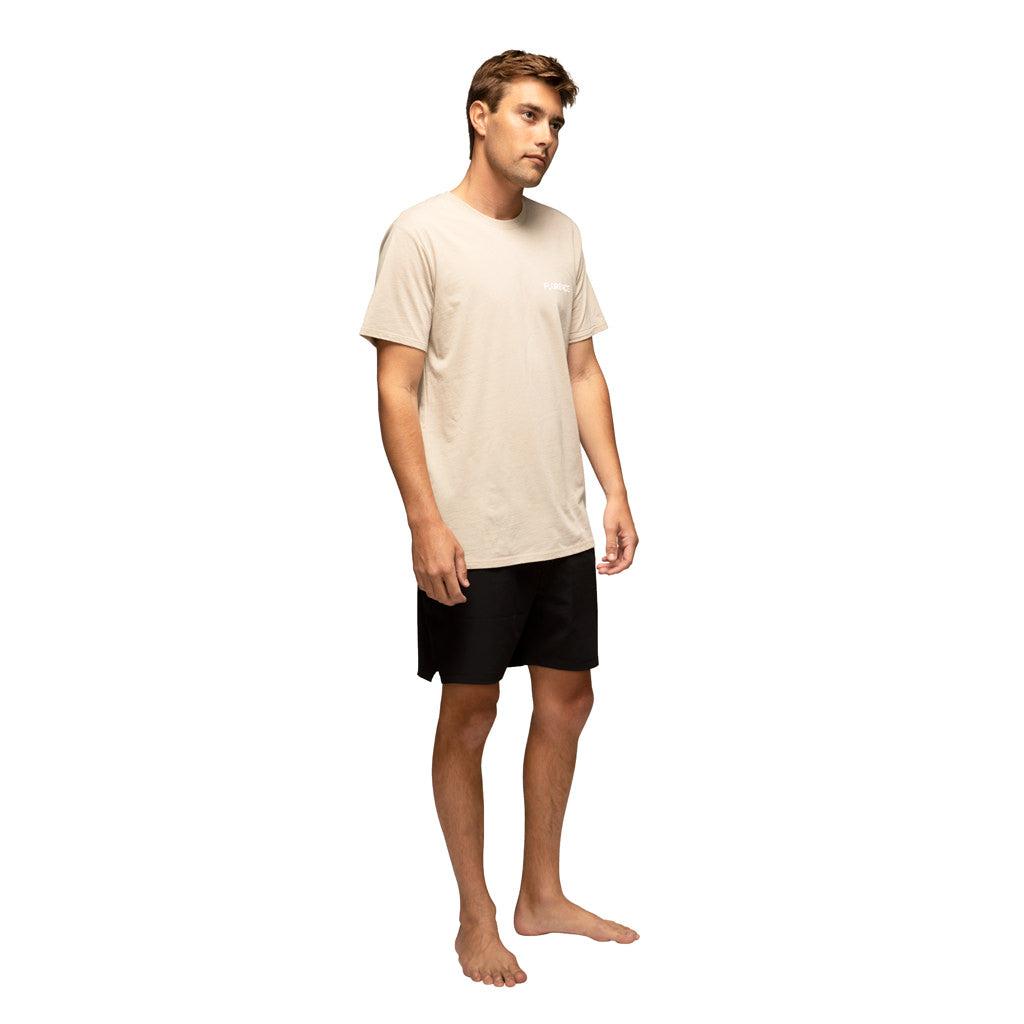 Florence Marine X Horizon T-Shirt - Tan on model front