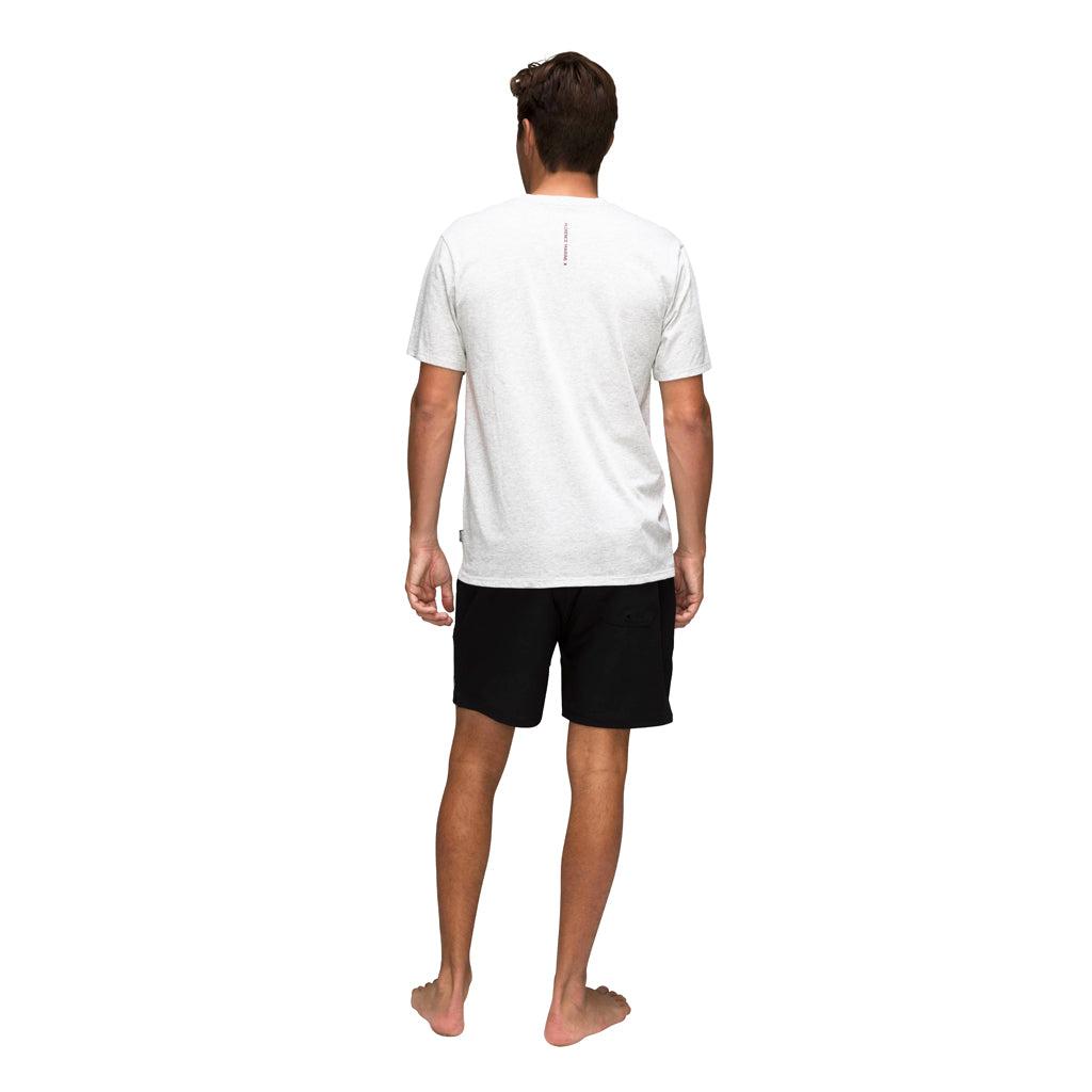 Florence Marine X Uni Recover T-Shirt - Light Heather Grey on model back