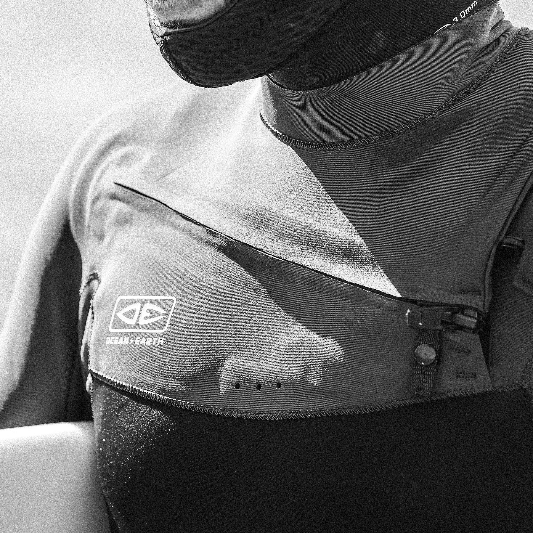 Mens Free Flex Chest-Zip - 4/3mm
