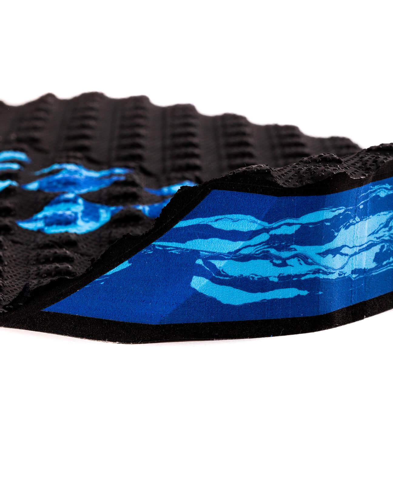 Creatures of Leisure Jack Freestone Lite Tail Pad - Black Cyan Royal Swirl Chex close up