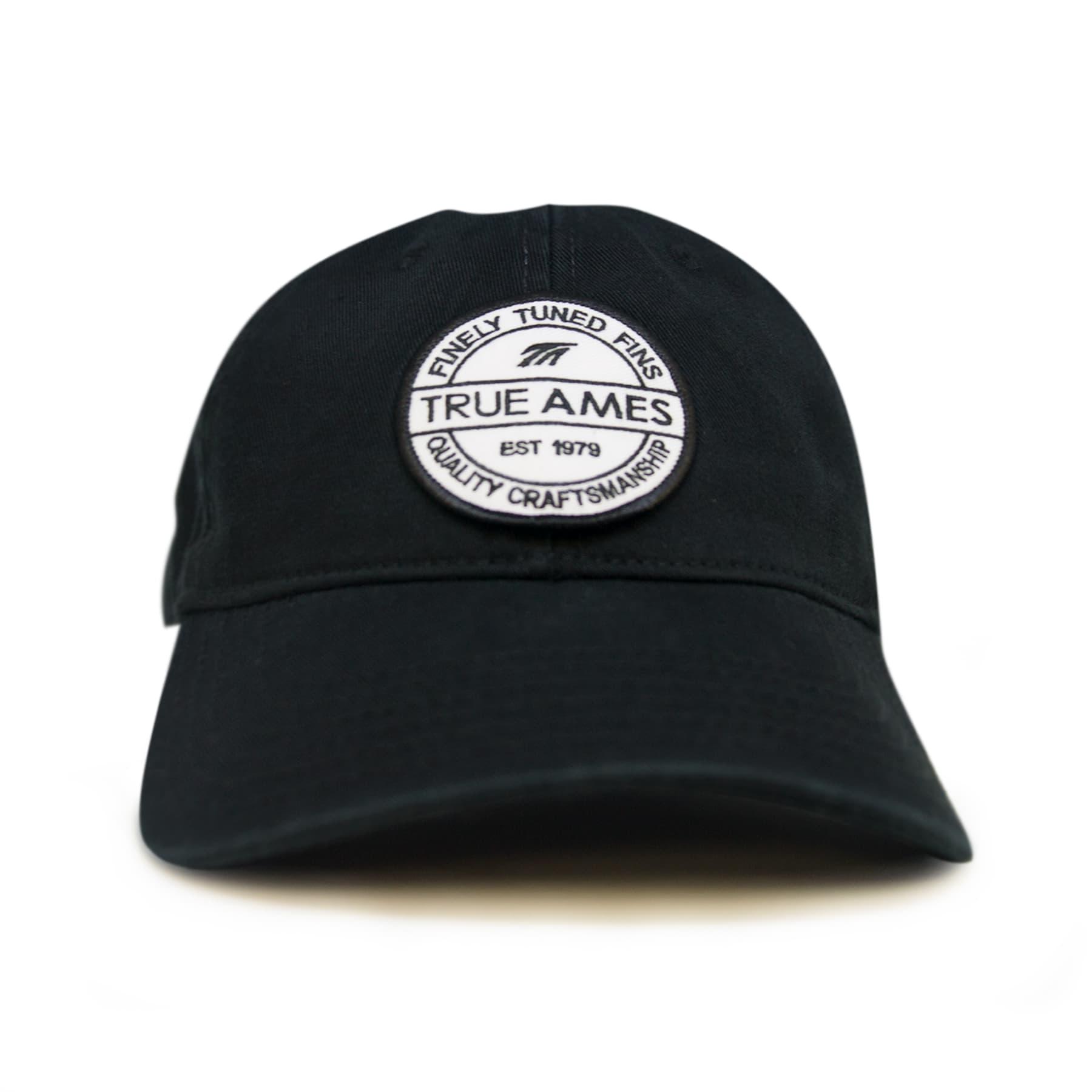 True Ames Heritage Hat - Velcro Back - Black 2