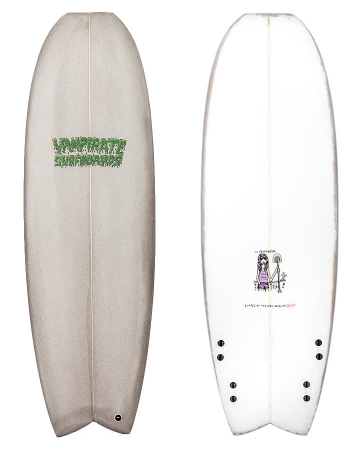 Buy the Vampirate Gravedigger 5ft 10in Surfboard Online Now