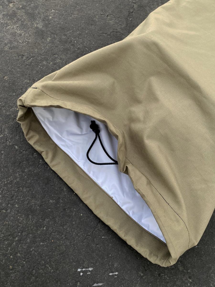 Green Fuz Army Board Bag open