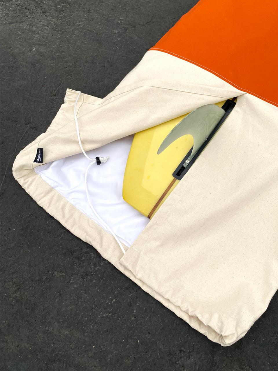 Green Fuz Gold Soundz Log Board Bag liner