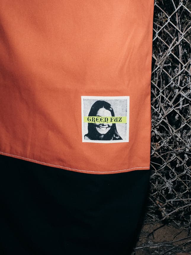 Green Fuz Spaceman Board Bag logo