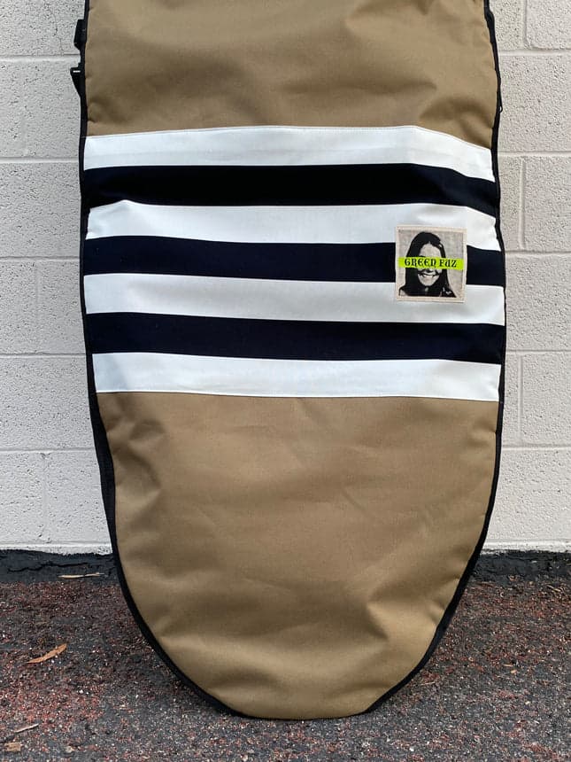 Green Fuz Transmission Longboard Bag bottom