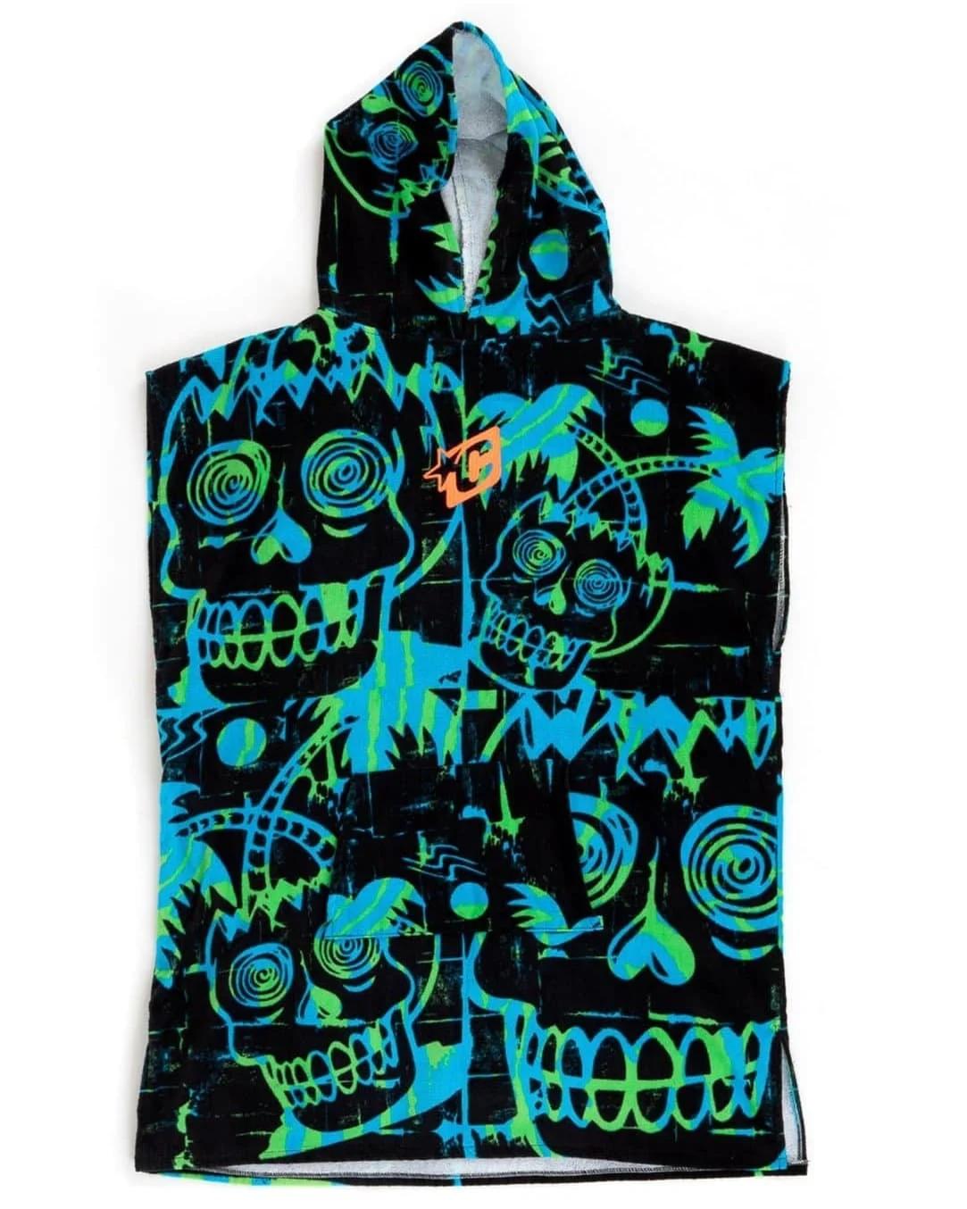 Grom Poncho - Cyan Green