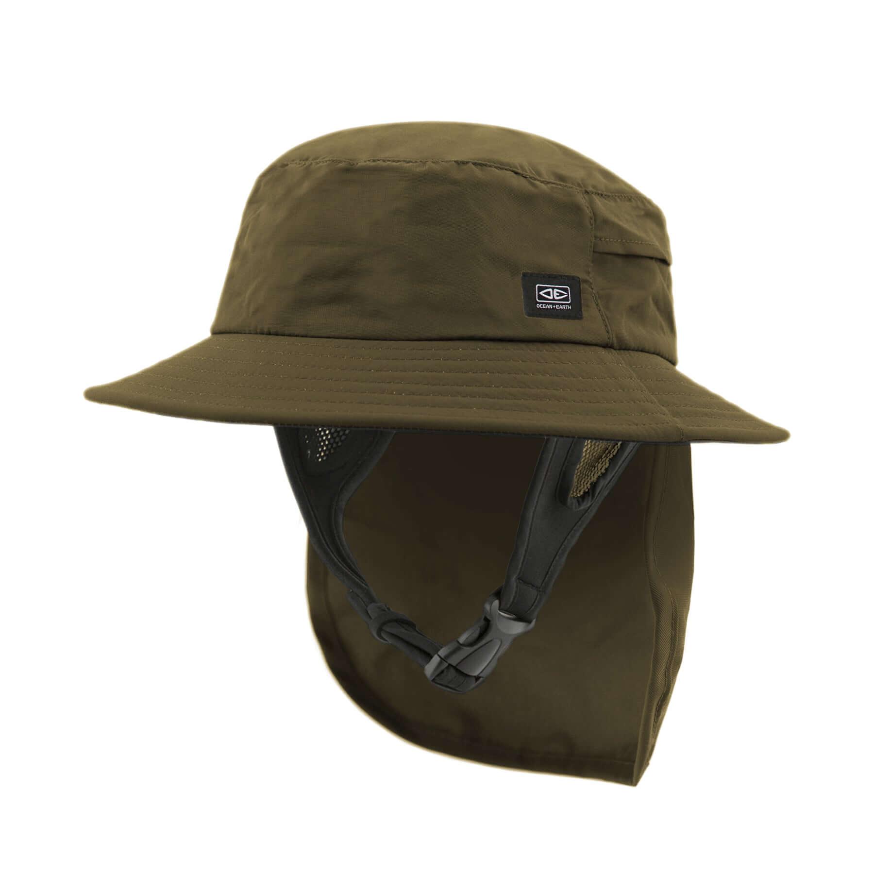 Indo Stiff Peak Surf Hat - Olive 
