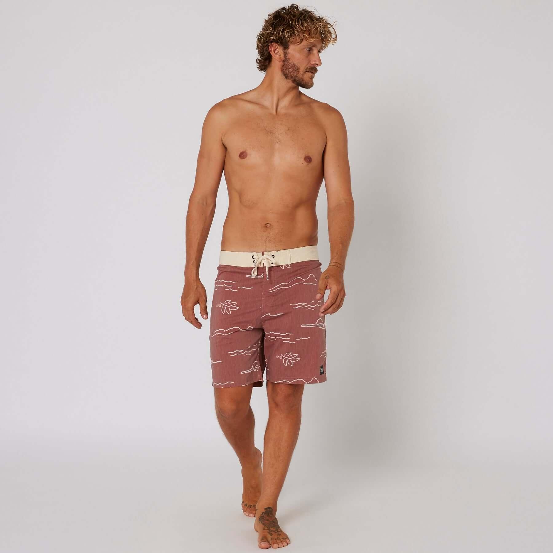 Jammer 18" Boardshort - Brick
