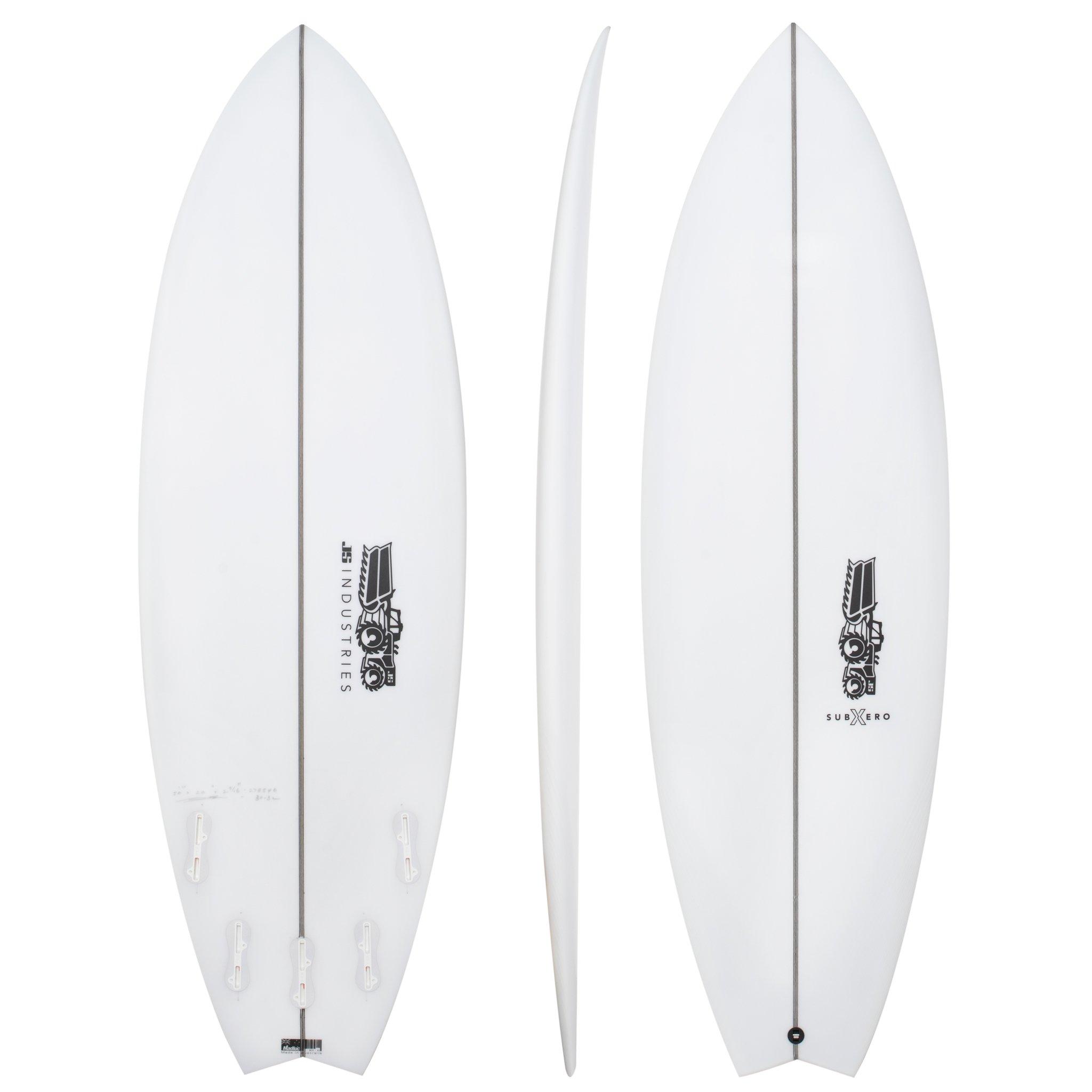 Buy the JS Industries SUB XERO 5ft 10in White Surfboard Online Now