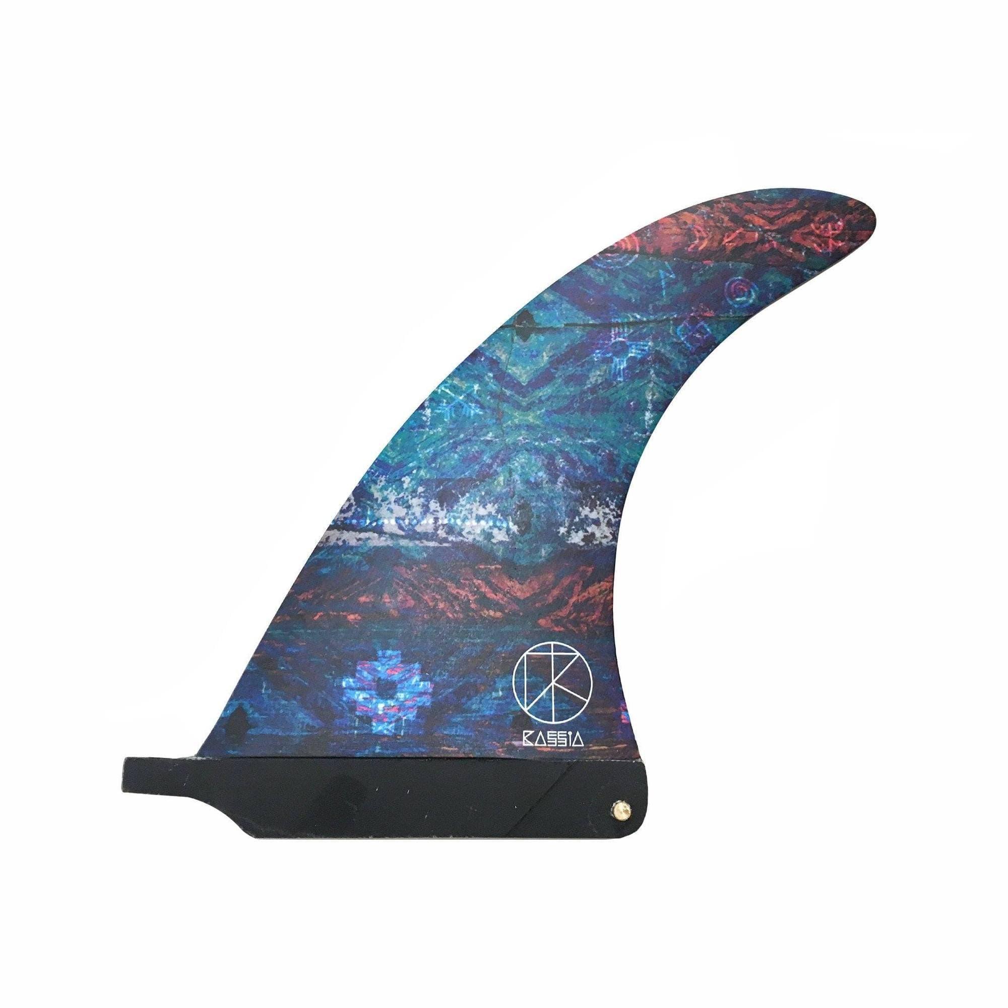 Kassia Tie Dye 7.5" Longboard Fin - Blue