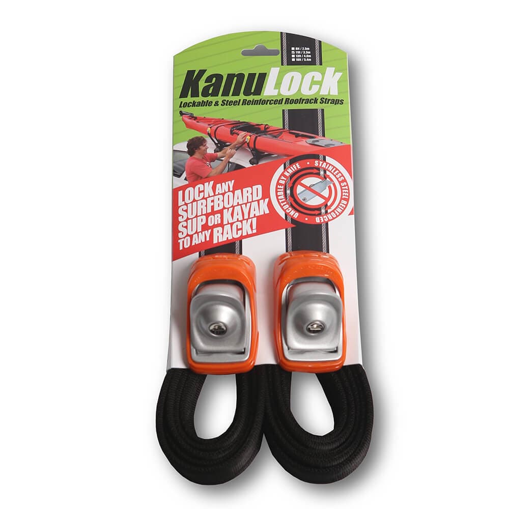 Kanulock Lockable Tiedown Straps-3.3m / 11 Ft 2