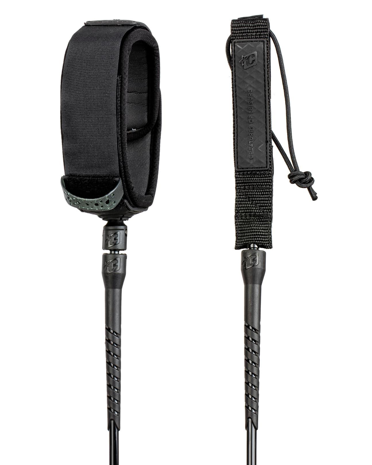 9FT RELIANCE LONGBOARD KNEE LEASH - BLACK all