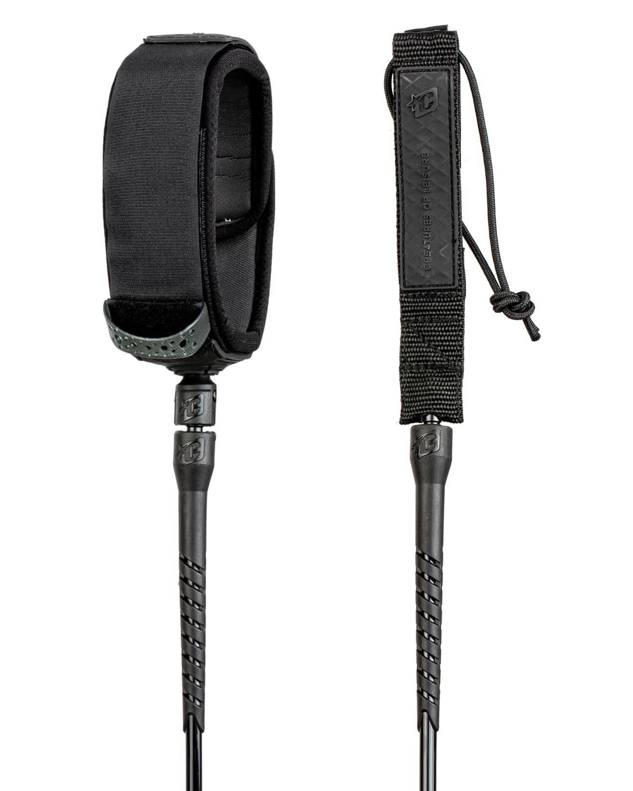 9FT RELIANCE LONGBOARD KNEE LEASH - BLACK all