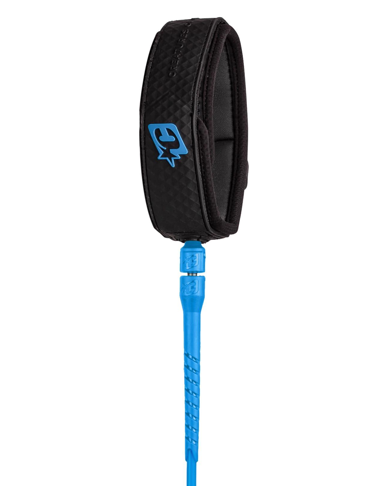 9FT RELIANCE LONGBOARD KNEE LEASH - ROYAL BLUE BLACK