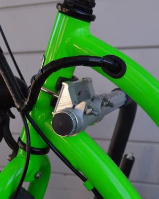 moved by bikes surfboard bike rack front mounting