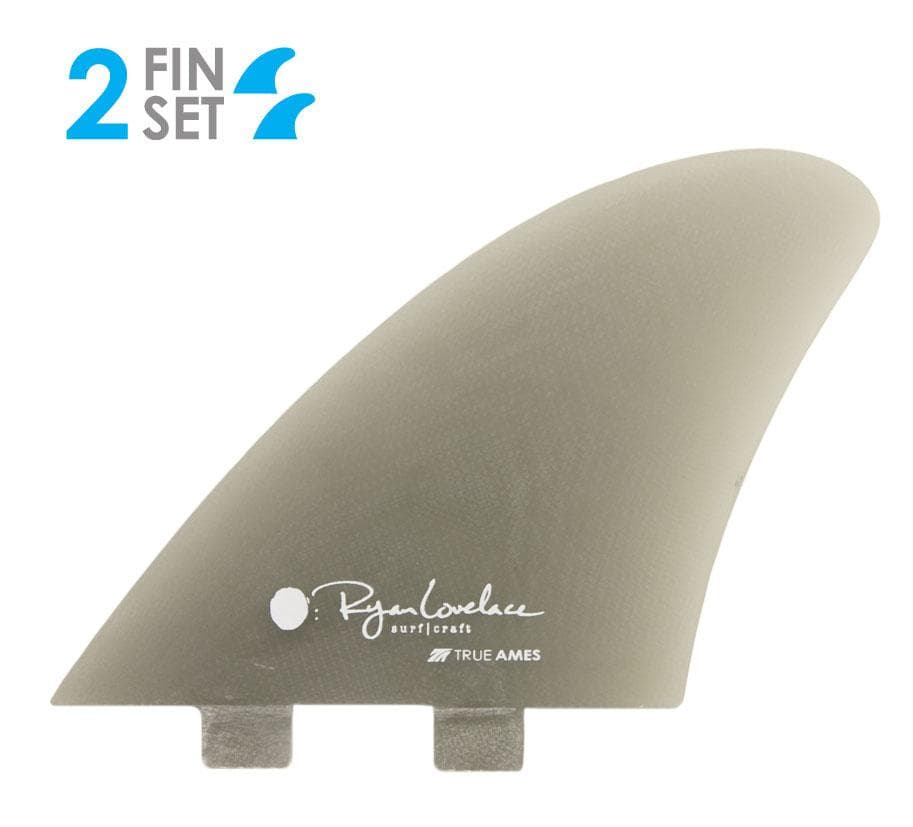 True Ames Lovelace Piggyback Keel Smoke - FCS Surfboard Fin