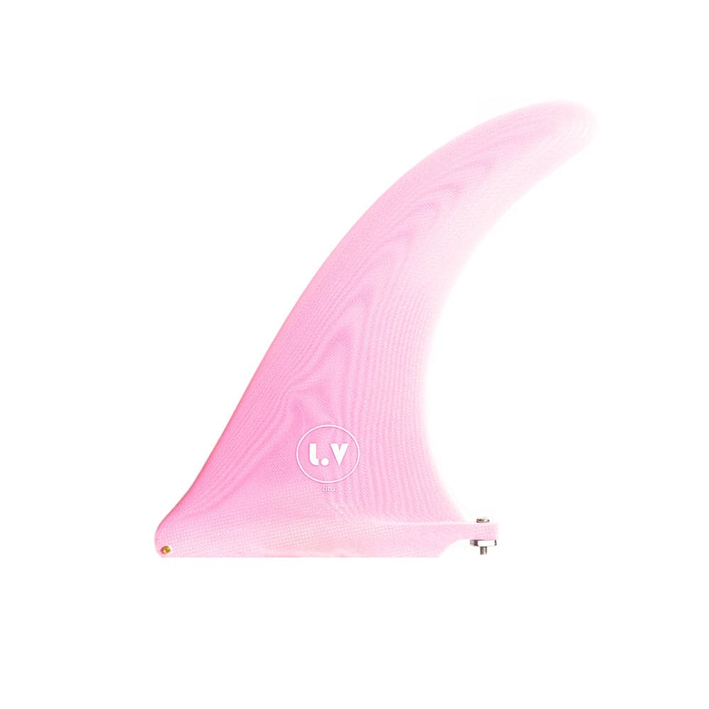 LV Fins LB Classic Raked 8" Single Fin - Pink