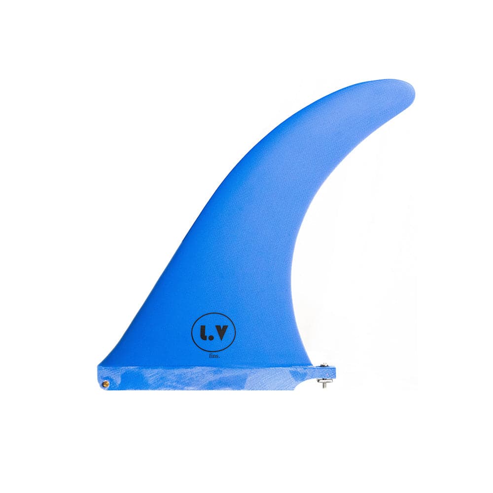 LV Fins LB Classic Raked 8" Single Fin - Sea Blue