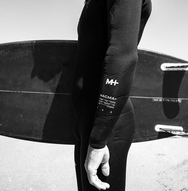 Meteor Magma 5/4/3 Front Zip - Black board