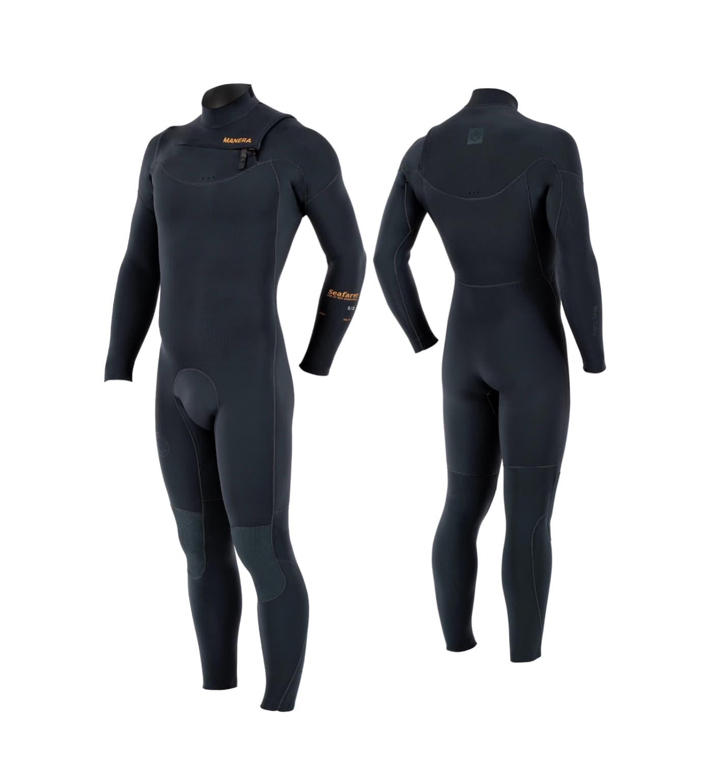 Manera Seafarer 3/2 Front Zip - Anthracite front back