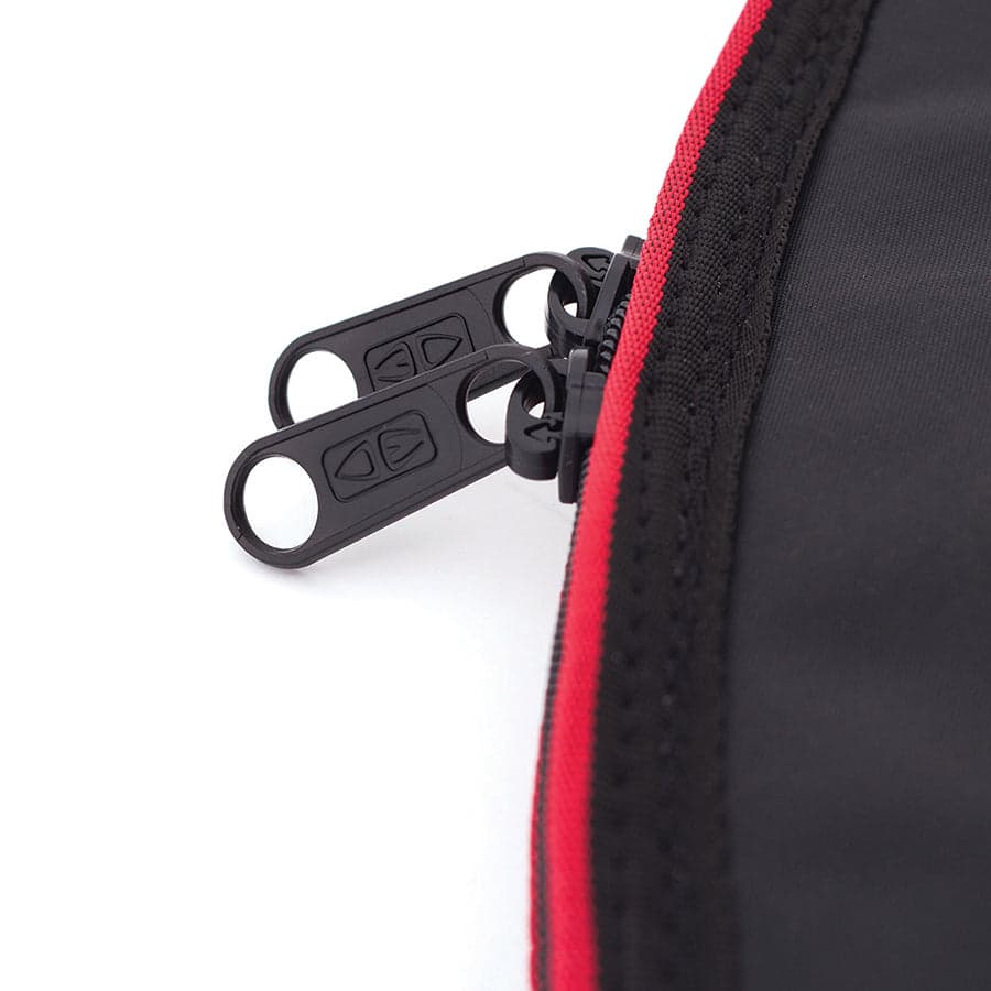 Ocean and Earth Compact Day Longboard Cover - Black/Red
