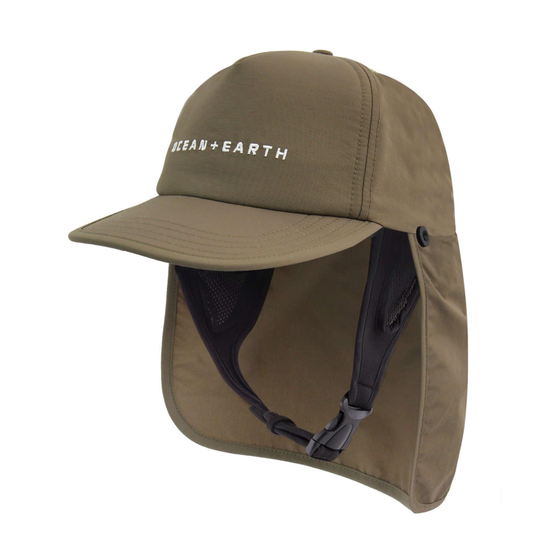 Ocean and Earth Bingin Strap Back Surf Cap - Olive